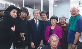 安田弁護士（右）の忘年会。12/27（日）