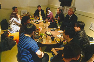 高田馬場の居酒屋で