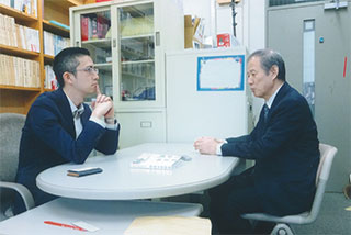 翌日、草太さんと対談。2/29