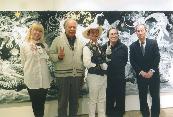 エミリーさん。荒俣さん。吉元さん。みなもと太郎さん