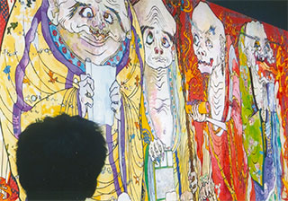 村上隆の五百羅漢図展