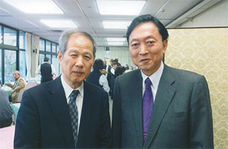 鳩山由紀夫さんと