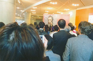 森村展のオープニング・パーティ