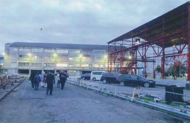 着いたのは造船所跡地です