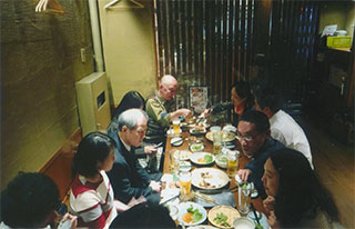 二次会で。長野の平田君もいます