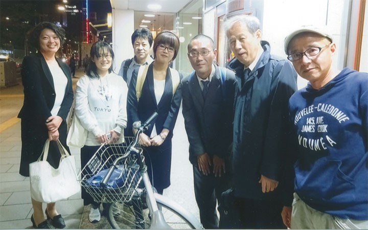 長野や大阪から来た人も