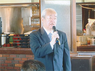 蜷川正大氏の挨拶