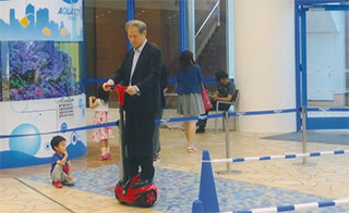 「セグウェイ」に乗りました