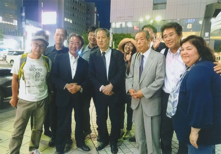 地上に降りて、記念撮影