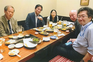 「土風炉」で打ち上げ