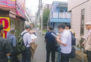 大杉栄他の住居跡を訪ねて
