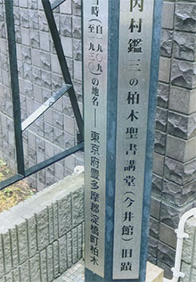 内村鑑三の今井館跡