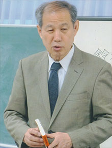 １時間、講演しました