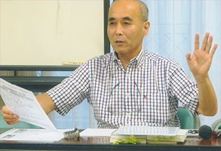 主催者で司会者の稲野さん