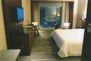 ウェスティンホテルに泊まりました