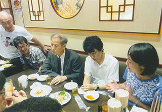 終わって、食事会