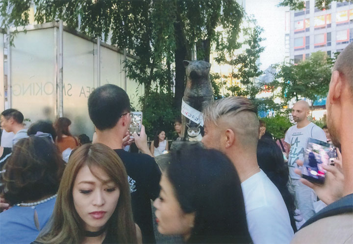 行く時に、ハチ公前で待ち合わせ