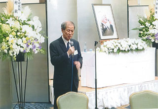 私も挨拶しました