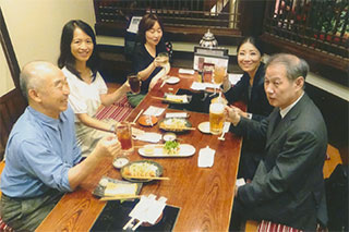 終わって、「土風炉」で