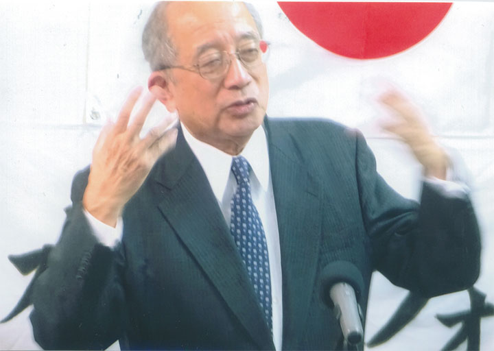 東郷和彦さん（一水会フォーラム）