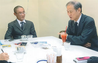 平田竜二氏と対談。10/14