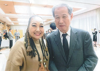 湯川れい子さんと