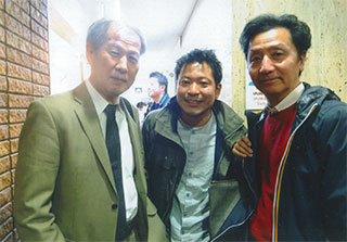 トーク終了後。真也君、森村さんと