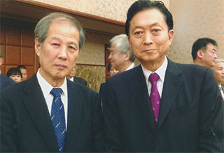 鳩山由紀夫さんと