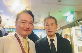 及川健二氏と。11/17