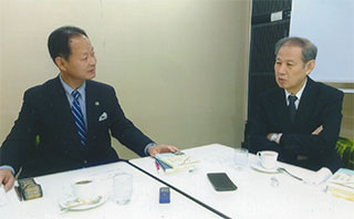 岡山典弘さんと対談。11/25