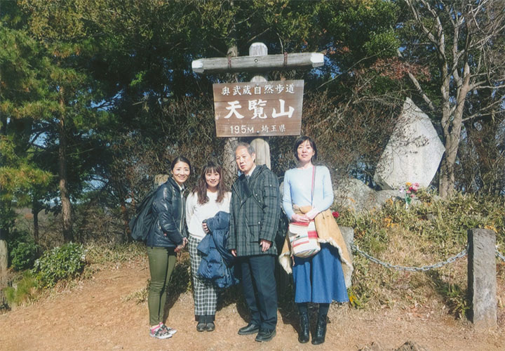 飯能の天覧山で