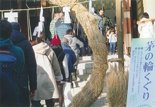 「茅野輪くぐり」をしました