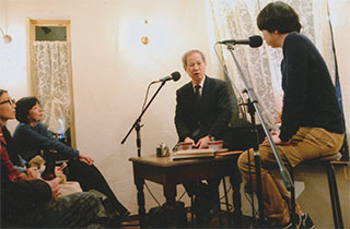 千駄木でトーク。1/22