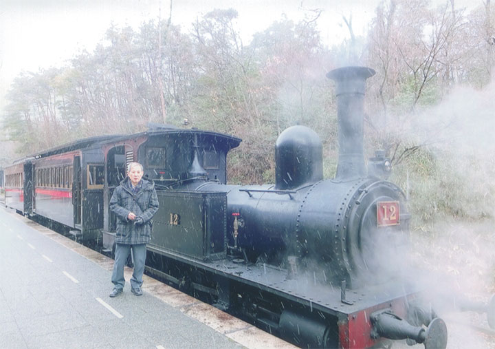 汽車に乗りました