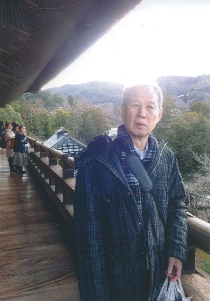 上まで昇りました