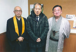 釈さん。桂文我さんと