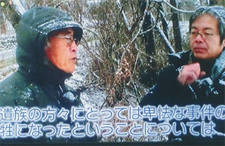 加藤倫教さんと青木リポーター