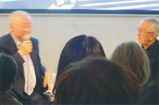 「Ｍ」について語る、柏木さんと広渡さん（4/1）