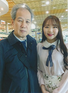 藤波心ちゃんに、バッタリ会いました