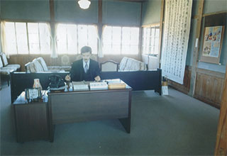 校長先生がいたのでドキッとしました