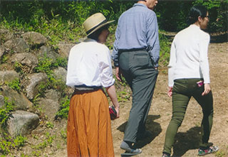 ゲストを案内する福田氏