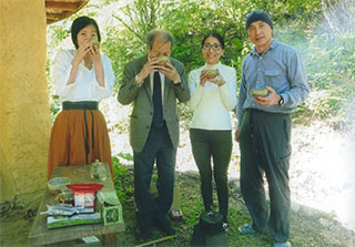 そして、お茶をいただきました