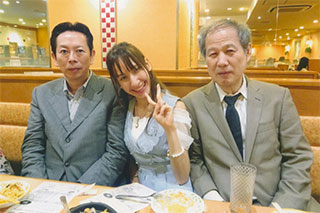 植草一秀さん。深月さん。鈴木