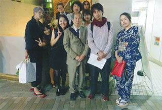 役者さん。お客さんと