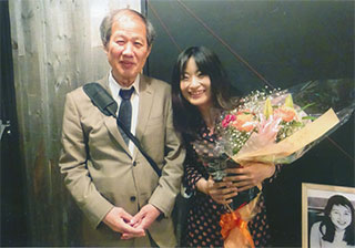 女優のあべあゆみさんと