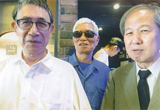 大久保鷹さん、足立正生さんと