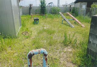 公園だったところの一部です