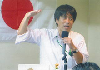 新垣毅さんが一水会で講演。8/8（火）