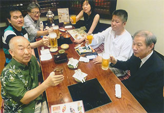 居酒屋「土風炉」で