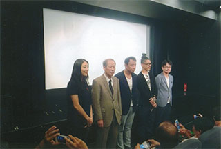 映画の前に舞台挨拶。8/19（土）